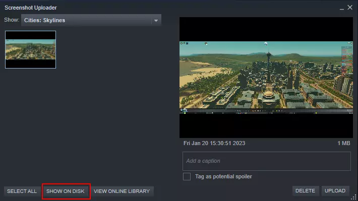Screenshot uploader in Steam: Accessing your own screenshots Screenshot uploader in Steam: Accessing your own screenshots