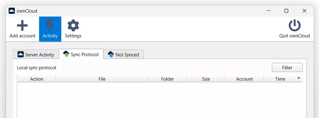 ownCloud: Windows client Image: ownCloud: Windows client